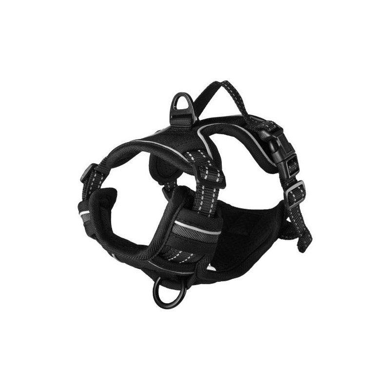 Harnais Chien Balou noir S – Flamingo Harnais Chien Balou noir S – Flamingo