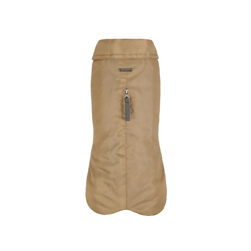 Wouapy | Manteau imperméable pour chien doublé polaire| Camel