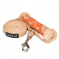 Laisse pour chien et chiot orange fluo Puppia - Laisses chiens