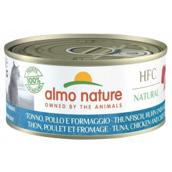 Almo Nature | Chat | Pâtée HFC NATURAL Thon Poulet Fromage 70g