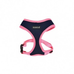 Puppia Soft 2 | Chien | Harnais réglable | Navy et rose