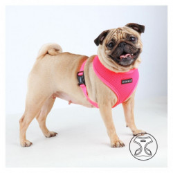 Puppia | Chien | Harnais rose fluo NEON