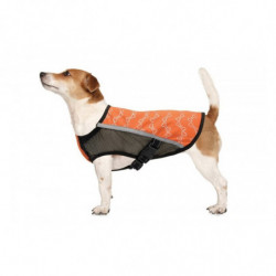 Camon | Chien | Gilet de sécurité orange réfléchissant pour petit chien