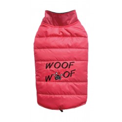 Doggy Dolly Woof | Doudoune matelassée pour chien | Rose