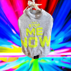 The Blue S | Chien | T-Shirt UPCYCLED | Can't Stop Me Now