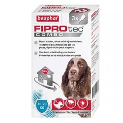 Beaphar - FIPROtec® COMBO 134mg/120,6mg Solution pour spot-on pour chiens moyens