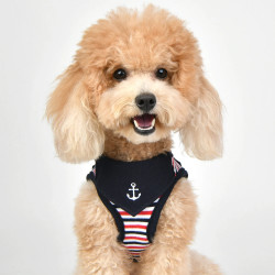 Puppia | Chien | Harnais confort Seaman | Navy