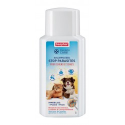 Beaphar DiméthiCARE | Shampoing antiparasitaire chien et chat sans pesticide | 200 ml