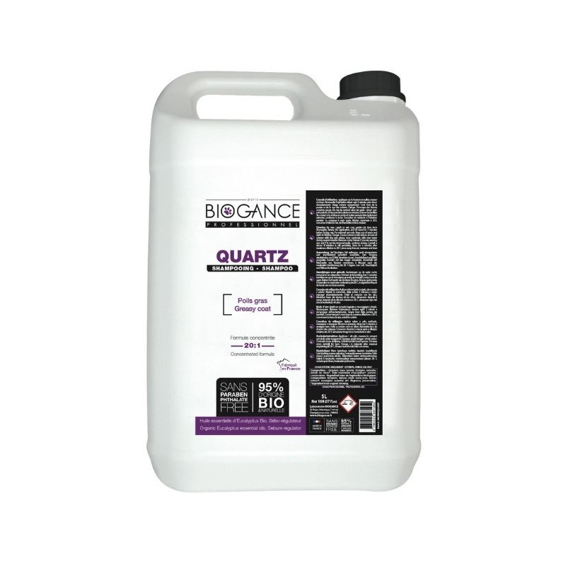 Shampoing Pro Quartz Dégraissant Biogance – 5 Litres