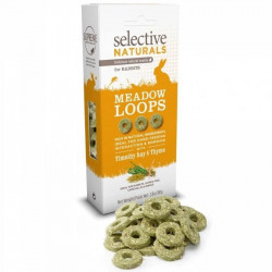 Selective Naturals – Meadow Loops – Friandises pour rongeurs
