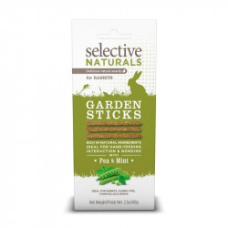 Selective Naturals – Garden Sticks – Pois & Menthe – Friandises rongeurs