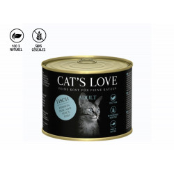 CAT'S LOVE | Adulte Poisson pur, huile de carthame & persil 200g