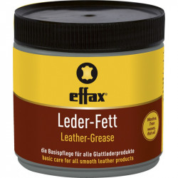 EFFAX® Graisse pour cuir noire - Couleur : noir, Taille : 500 ml