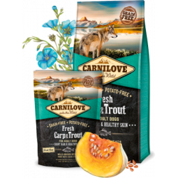 Carnilove | Croquettes chien aux poissons | Fresh Carp & Trout