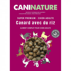 CaniNature | Croquettes chien | Adulte Canard & Riz SANS GLUTEN Super Premium