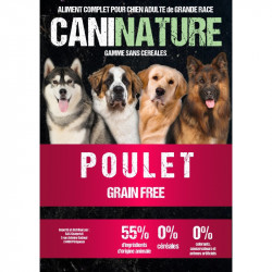 Caninature croquettes chien adulte Grande Race Poulet Grain Free v2.0 - CaniNature