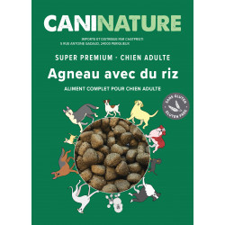 CaniNature | Chien | Croquettes Super Premium Adulte Agneau & Riz SANS GLUTEN