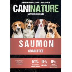 Caninature v2.0 | Croquettes pour chien Adulte Saumon Frais Grain Free