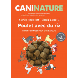 CaniNature Super Premium | Croquettes chien Adulte Poulet & Riz SANS GLUTEN