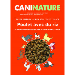 CaniNature | Croquettes chien | Adulte Petite Race Poulet & Riz
