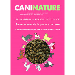 CaniNature | Chien | Croquettes Adulte Petite Race Saumon & PdT 2kg