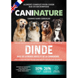 CaniNature | Croquettes chien | Light & Senior Dinde Grain Free