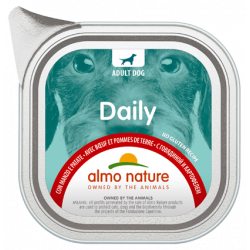 Almo Nature | Chien | Barquette Bœuf & Pommes de terre Sans Gluten 100g