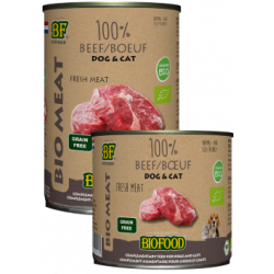 Biofood | Chien | Boîte 100% Viande de Boeuf