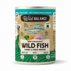 Wild Balance | Chien | Boîte Poissons & Dinde Vapeur 400g