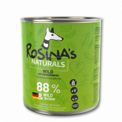 Rosina's Naturals | Chien | Pâtée Gibier aux myrtilles