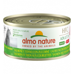 Almo Nature | Chat | Pâtée Saumon, Thon et Courgettes 70g