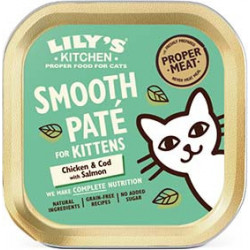 Lily's Kitchen | Pâtée moelleuse pour chaton au poulet, cabillaud et saumon