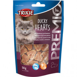 Trixie | Friandise pour chat | PREMIO Ducky Hearts 50g