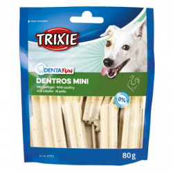 Trixie | Chien | Friandise Denta Fun Dentros Mini, à la volaille, 80 g