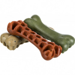 Trixie | Denta Fun Veggie Honey Comb Bone avec des algues, 8,5 cm, 28 g