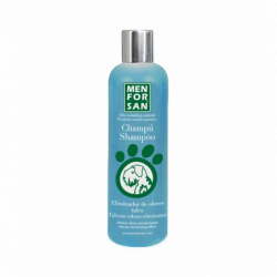 Men for San | Chien | Shampooing pour chien anti-odeurs au talc 300ml