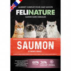 FeliNature Grain Free | Croquettes chat Adulte Saumon 60%