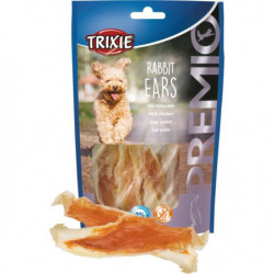 Trixie | Chien | Friandises oreilles de lapin fourrées au poulet PREMIO Rabbit Ears 80gr