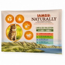 IAMS | Chat | Pâtée Naturally Adult Land & Sea Collection