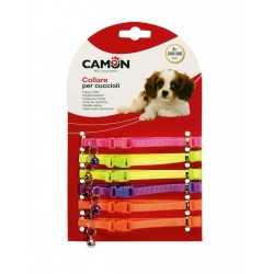 Camon | Lot de 6 colliers fluo en nylon pour chiots