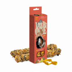 Litttle One | Sticks pour cochons d'Inde, lapins et chinchillas avec fruits 2x60g