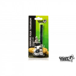 Gigan Terra Serrure pour terrarium à portes coulissantes avec 2 clés