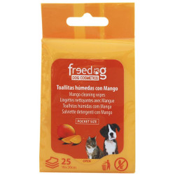 Freedog | Chien et chat | Lingettes Nettoyantes Mangue x25