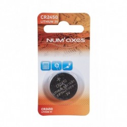 Num'axes | Pile CR2450 3 V pour collier anti-aboiement et collier de dressage