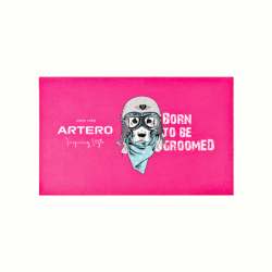 Artero | Chien | Serviette en Microfibre Rose