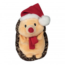 Peluche Herisson de Noël : 17 cm