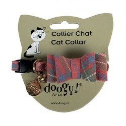 Collier Scottish rouge pour chat Doogy