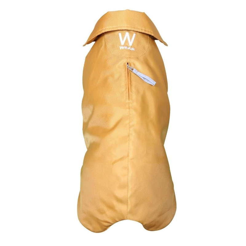 Wouapy / Manteau imperméable jaune doublé polaire