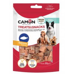 Camon | Cubes de saumon riches en protéines | Friandises pour chien et chiot