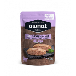 Ownat | Chat | Pâtée Poulet et Saumon Chat stérilisé 85g